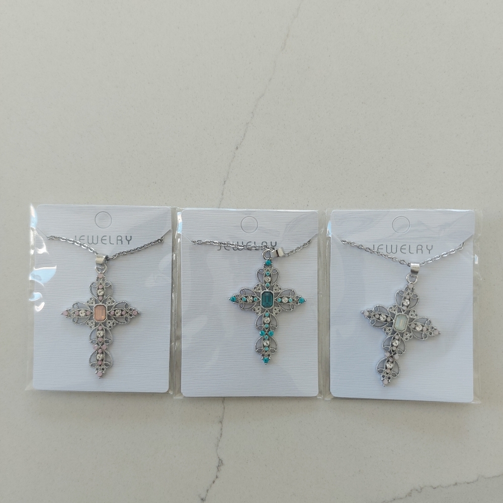 Cross necklace and pendant